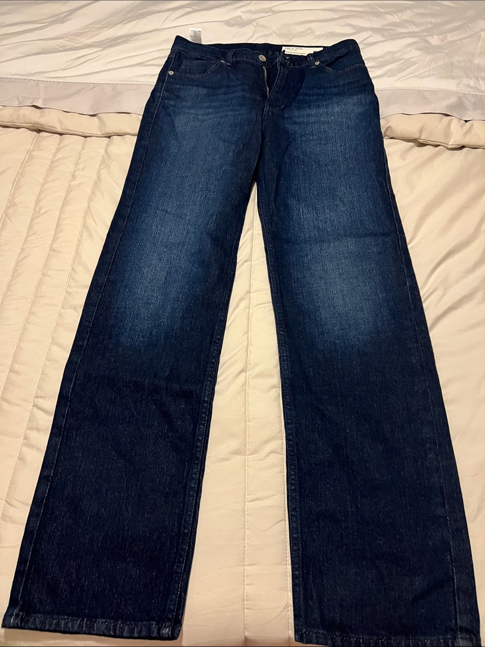 rag & bone Women's Dark Blue Bootcut Jeans